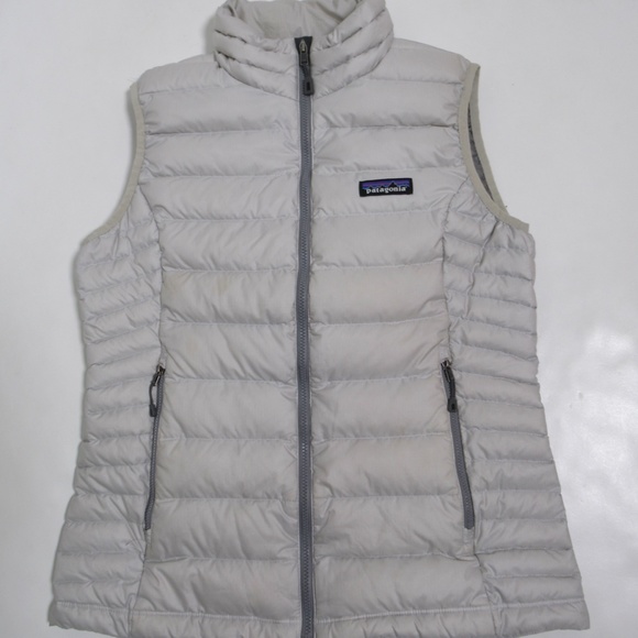 Patagonia Women's Down Sweater Vest Tailored Grey TGY 84628FA14 Size S - Picture 1 of 12